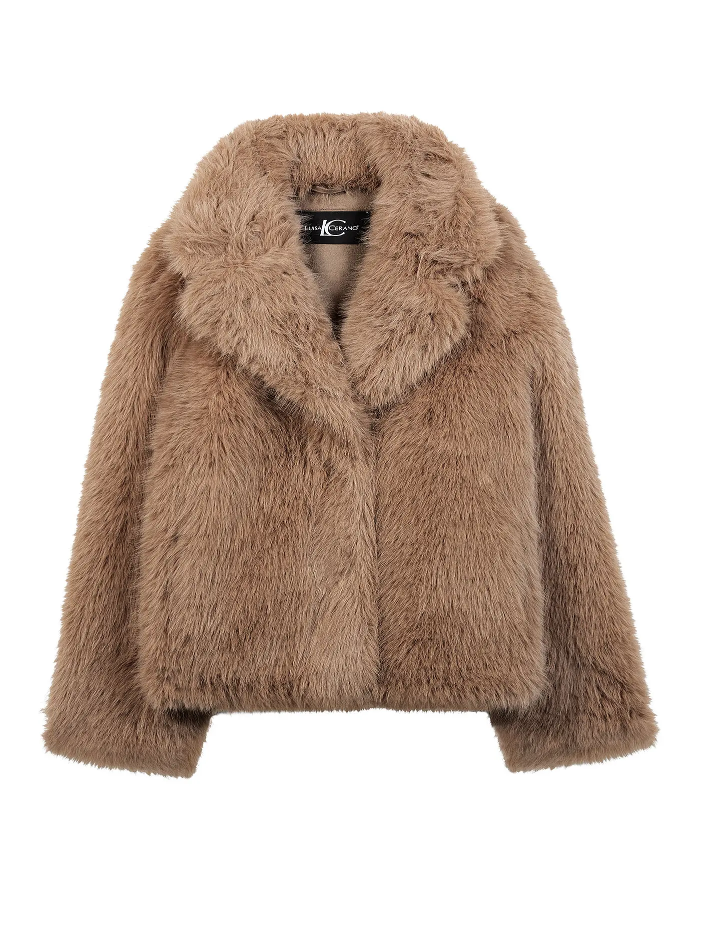 LUISA CERANO | Jacke in Felloptik | 